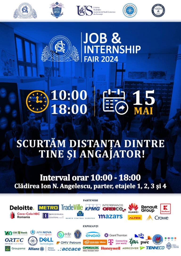 ASE Job&Internship Fair 15.05.2024 – Facultatea de Cibernetică ...