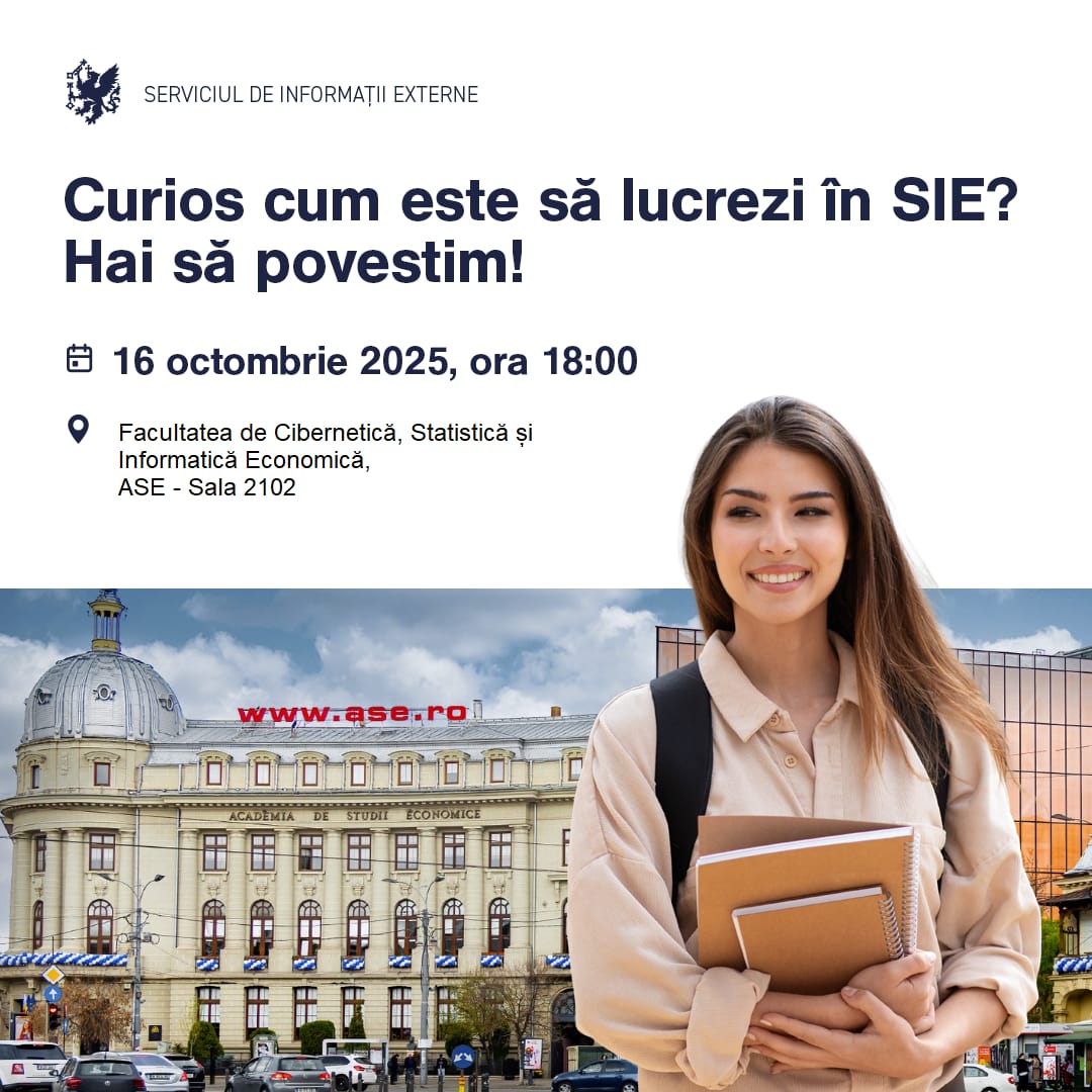 Întâlnire cu reprezentanții Serviciului de Informații Externe