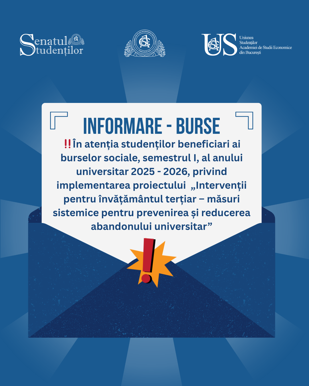 Informare- burse sociale