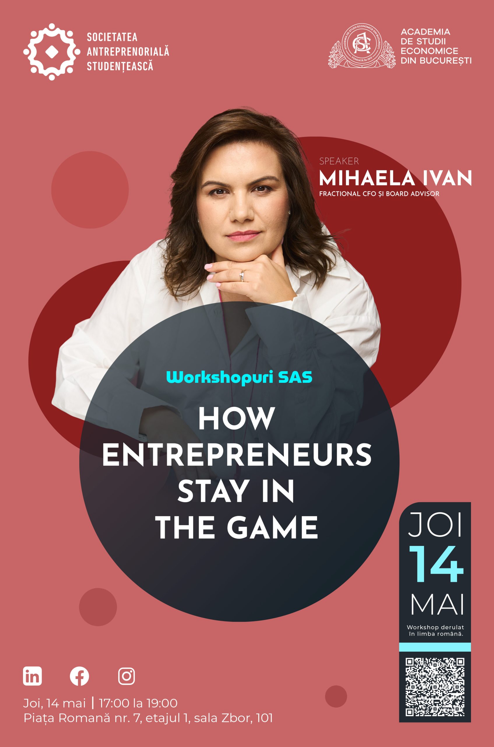 Workshop SAS: Rămâi în Joc: Performanță, Motivație și Momentum